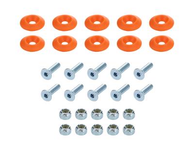 Allstar Performance - Allstar Performance ALL18684 Countersunk Bolt Kit Orange 10Pc