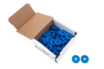 Allstar Performance - Allstar Performance ALL18848-50 Body Bolt Washer Plastic Blue 50pk