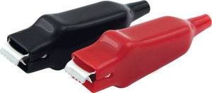 QUICKCAR RACING PRODUCTS - QuickCar Racing Products QRP50-435 Alligator Clamps Red/Black Pair