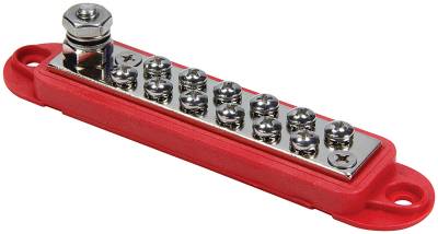 QUICKCAR RACING PRODUCTS - QuickCar Racing Products QRP57-801 Terminal Buss Red 12 Location