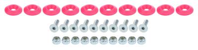 Allstar Performance - Allstar Performance ALL18686 Countersunk Bolt Kit Pink 10Pc