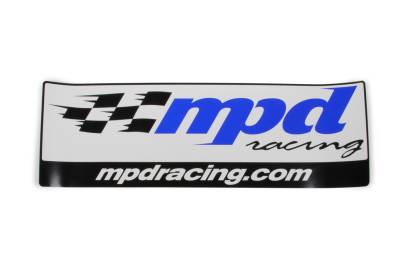 MPD RACING - MPD Racing MPD018 MPD Decal Sticker 6" x 18"