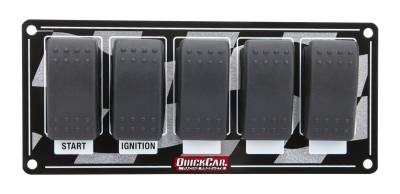 QUICKCAR RACING PRODUCTS - QuickCar Racing Products QRP52-165 Ignition Panel w/Rocker Switches