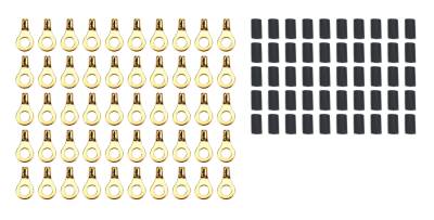 QUICKCAR RACING PRODUCTS - QuickCar Racing QRP57-463-50 Ring Terminal 5/16" 10- 12 Ga w/Heat Shrink 50Pc