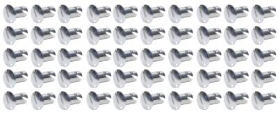 Ti22 PERFORMANCE - Ti22 Performance TIP8104-50 Oval Head Dzus Buttons .550 Long 50Pc