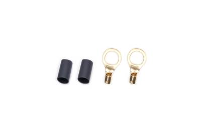 QUICKCAR RACING PRODUCTS - QuickCar Racing Products QRP57-464 Ring Terminal 3/8" 1012Ga w/Heat Shrink Pair