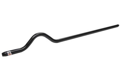 Ti22 PERFORMANCE - Ti22 Performance TIP3101-50 S-Bend Chromoly Steering Rod 50" Black