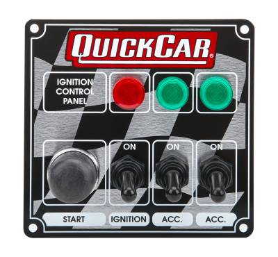 QUICKCAR RACING PRODUCTS - QuickCar Racing Products QRP50-025 ICP Ignition Switch 2 Acc. Switch