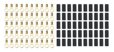 QUICKCAR RACING PRODUCTS - QuickCar Racing QRP57-464-50 Ring Terminal 3/8" 10- 12 Ga w/Heat Shrink 50Pc