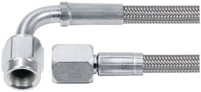 Allstar Performance - Allstar Performance ALL46404-21-5 21" #4 Line -4 Str/-4 90-DEG Tube Style 5pk