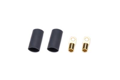 QUICKCAR RACING PRODUCTS - QuickCar Racing Products QRP57-465 Ring Terminal #8 8 Ga w/Heat Shrink Pair