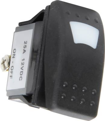 QUICKCAR RACING PRODUCTS - QuickCar Racing Products QRP52-602 Rocker Switch Lighted On/Off Blue