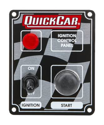 QUICKCAR RACING PRODUCTS - QuickCar Racing Products QRP50-052 Ignition Panel w/Light