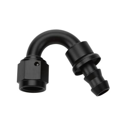 Allstar Performance - Allstar Performance ALL49474 Pushlock Hose End Black 150-DEGElbow -10