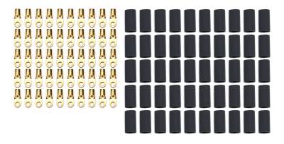 QUICKCAR RACING PRODUCTS - QuickCar Racing Products QRP57-465-50 Ring Terminal #8 8 Ga w/Heat Shrink 50Pc