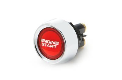 QUICKCAR RACING PRODUCTS - QuickCar Racing Products QRP50-515 Switch Lighted Push Button Red 50 Amp