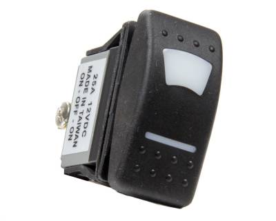 QUICKCAR RACING PRODUCTS - QuickCar Racing Products QRP52-615 Rocker Switch Lighted On/Off/On Green