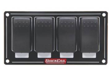 QUICKCAR RACING PRODUCTS - QuickCar Racing Products QRP52-716 Accessory Panel 4 Switch Rocker