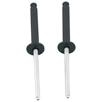 Allstar Performance - Allstar Performance ALL18099 1/8" Alum Rivet Black 100pk Flange Type