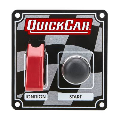 QUICKCAR RACING PRODUCTS - QuickCar Racing Products QRP50-103 Ignition Panel w/Flip Switch