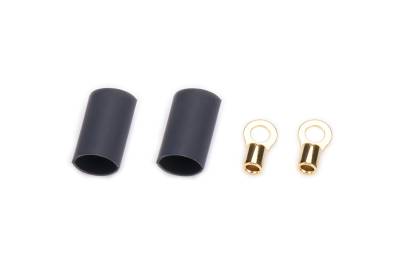 QUICKCAR RACING PRODUCTS - QuickCar Racing Products QRP57-466 Ring Terminal #6 14-16 Ga w/Heat Shrink Pair