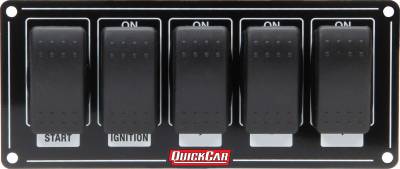 QUICKCAR RACING PRODUCTS - QuickCar Racing Products QRP52-865 Ignition Panel w/Rocker Switches