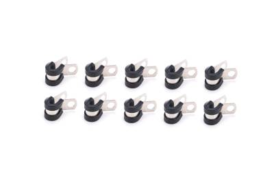 QUICKCAR RACING PRODUCTS - QuickCar Racing Products QRP66-830 Adel Line Clamps Alum 1/4" 10pk