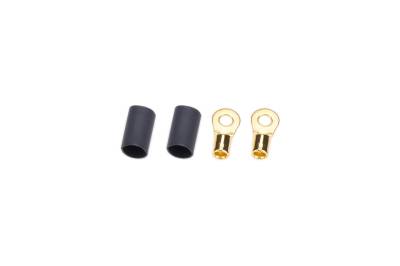 QUICKCAR RACING PRODUCTS - QuickCar Racing Products QRP57-468 Ring Terminal #8 10-12 Ga w/Heat Shrink Pair