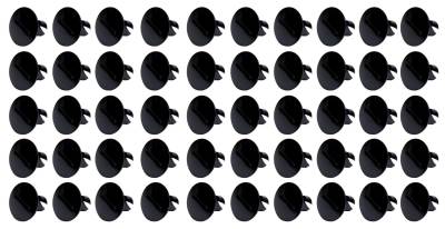 Ti22 PERFORMANCE - Ti22 Performance TIP8110-50 Large Head Dzus Buttons .500 Long 50Pc Black