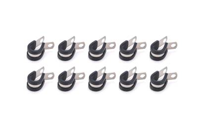 QUICKCAR RACING PRODUCTS - QuickCar Racing Products QRP66-834 Adel Line Clamps Alum 1/2" 10pk