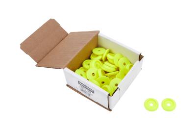 Allstar Performance - Allstar Performance ALL18853-50 Body Bolt Washer Plastic Fluorescent Yellow 50pk