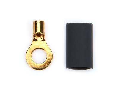 QUICKCAR RACING PRODUCTS - QuickCar Racing QRP57-472 Ring Terminal #10 14-16 GA. Pair w/Heat Shrink