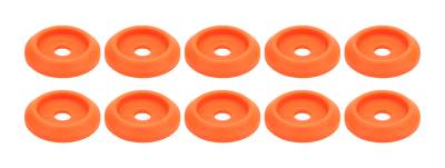 Allstar Performance - Allstar Performance ALL18854 Body Bolt Washer Plastic Fluorescent Orange 10Pc