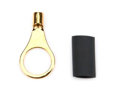 QUICKCAR RACING PRODUCTS - QuickCar Racing Products QRP57-473 Ring Terminal 3/8 14-16GA Pair w/Heat shrink