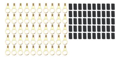 QUICKCAR RACING PRODUCTS - QuickCar Racing QRP57-473-50 Ring Terminal 3/8" 14- 16 Ga w/Heat Shrink 50Pc