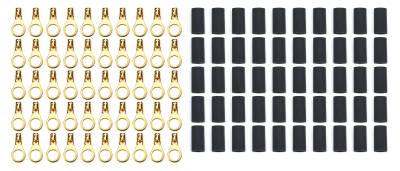 QUICKCAR RACING PRODUCTS - QuickCar Racing QRP57-474-50 Ring Terminal 3/8" 8-10 Ga w/Heat Shrink 50Pc