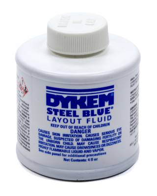 Allstar Performance - Allstar Performance ALL12070 Dykem Layout Fluid 4oz Brush in Cap
