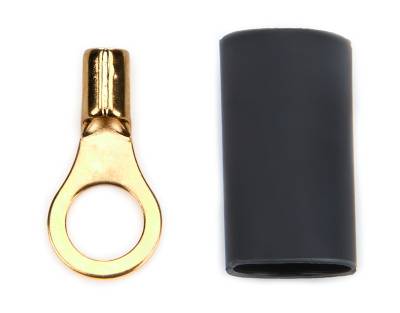 QUICKCAR RACING PRODUCTS - QuickCar Racing Products QRP57-477 Ring Terminal #10 22-16GA. Pair w/Heat Shrink