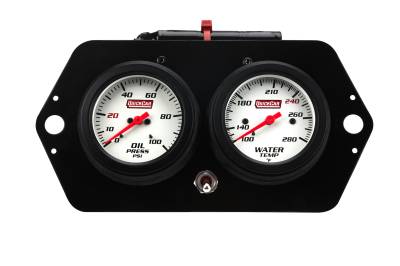 QUICKCAR RACING PRODUCTS - QuickCar Racing Products QRP61-7705 Extreme QuickCar Sprint Gauge Panel OP/WT