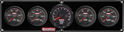 QUICKCAR RACING PRODUCTS - QuickCar Racing QRP69-4056 Redline 4-1 Gauge Panel OP/WT/FP/WP w/Recall Tach