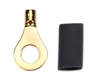QUICKCAR RACING PRODUCTS - QuickCar Racing Products QRP57-478 Ring Terminal 1/4 14-16 GA Pair w/Heat Shrink