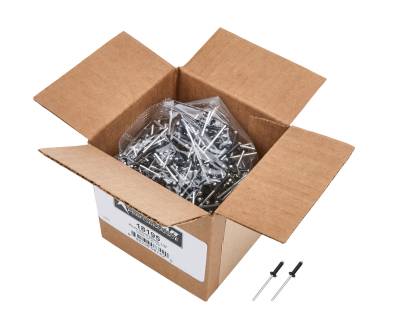 Allstar Performance - Allstar Performance ALL18195 1/8" Alum Rivet Black 500pk 5/16"-3/8"