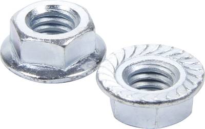 Allstar Performance - Allstar Performance ALL16041-10 Serrated Flange Nuts 5/16x18 10Pc