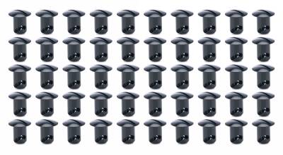 Ti22 PERFORMANCE - Ti22 Performance TIP8132-50 Oval Head Buttons .450 Long Black 50Pc
