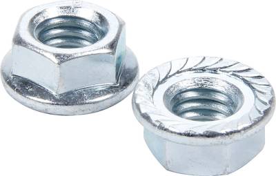 Allstar Performance - Allstar Performance ALL16042-10 Serrated Flange Nuts 3/8-16 10Pc