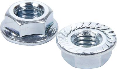 Allstar Performance - Allstar Performance ALL16043-10 Serrated Flange Nuts 7/16-14 10Pc