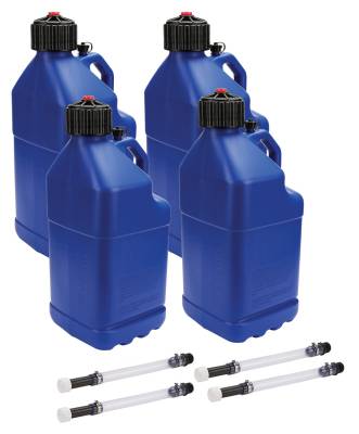 Allstar Performance - Allstar Performance ALL40122-4 Utility Jug 5 Gal w/Filler Hose Blue 4pk