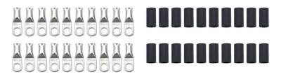 QUICKCAR RACING PRODUCTS - QuickCar Racing QRP57-520-20 Ring Terminal 5/16" 4 Ga w/Heat Shrink 20pk