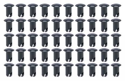Ti22 PERFORMANCE - Ti22 Performance TIP8134-50 Oval Head Buttons .600 Long Black 50Pc