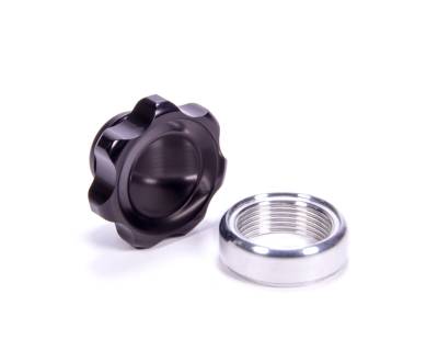 Allstar Performance - Allstar Performance ALL36164 Filler Cap Black w/Weld-In Alum Bung Small